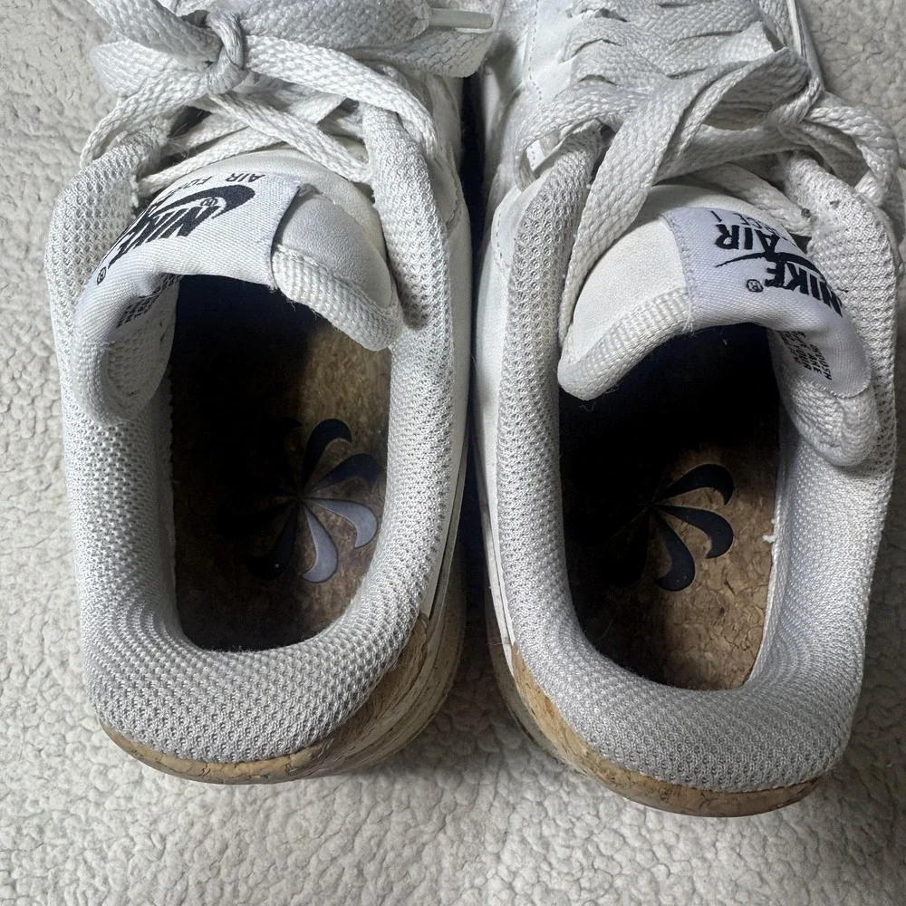 Nike Air‎ Force 1 Shoes Womens Size 4.5 Cork Sustainable DV7184-001 Sneakers